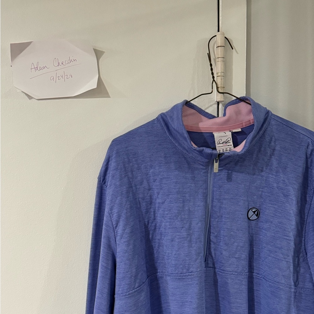 Puma Blue Quarter-Zip Sweatshirt